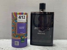 JIMMY CHOO MAN INTENSE EAU DE TOILETTE 200ML TO INCLUDE SHAMANRI BODY OIL 30ML