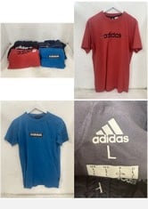 4 X ASSORTED ADULT BRANDED CLOTHING TO INCLUDE ADIDAS SWEATER BLACK WITH WHITE LOGO SIZE XL