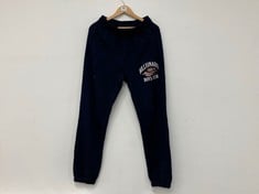 BILLIONAIRE BOYS CLUB PARADISE CUFFED JOGGERS NAVY SIZE SM RRP- £167