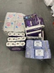 QTY OF ASSORTED TOILET ROLLS TO INCLUDE QTY OF PHOENIX 12 ROLLS OF LUXURY TOILET PAPER