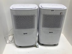 2 X IGENIX 12 LITRE PER DAY DEHUMIDIFIER MODEL NO-IG9813 TOTAL RRP- £319.98