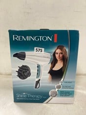 REMINGTON SHINE THERAPY HAIRDRYER WITH DEFFUSER ATTACHMENT