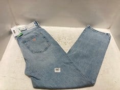 GUESS HOLLYWOOD RELAXED DENIM MID RISE JEANS IN BLUE W29 X L32