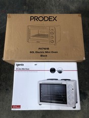 IGENIX 45L MINI OVEN TO INCLUDE PRODEX 60L ELECTRIC MINI OVEN - MODEL NO. PX7161B