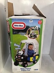 LITTLE TIKES COZY COUPE POLICE CAR