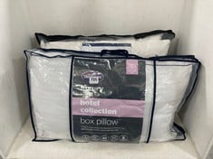 SILENTNIGHT LUXURY COLLECTION HOTEL COLLECTION PILLOW TO INCLUDE FOGARTY WHITE DUCK FEATHER AND DOWN PILLOW