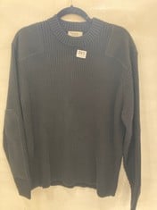 COS RELAXED FIT JUMPER IN BLACK SIZE MEDIUM