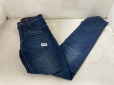 NUDIE JEANS CO DARK BLUE DENIM ORANGE SEEM JEANS