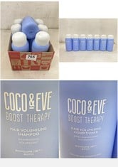 7 X COCO & EVE BOOST THERAPY HAIR VOLUMISING CONDITIONERS AND SHAMPOOS