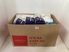 BOX OF ASSORTED BABY NAPPIES/ SANITARY PRODUCTS TO INCLUDE KIT & KIN HYPOALLERGENIC NAPPY PANTS - SIZE 6