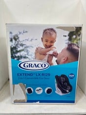 GRACO EXTEND 2 IN 1 CONVERTIBLE CAR SEAT - MODEL NO. LXR129