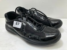 PRADA AMERICA'S CUP TRAINERS IN BLACK SIZE 5.5 - RRP £400