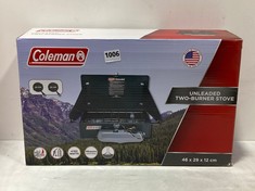 COLEMAN UNLEADED TWO-BURNER STOVE - RRP £149