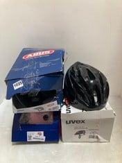 4 X ASSORTED CYCLING HELMETS TO INCLUDE ABUS MTB MODROP HELMET