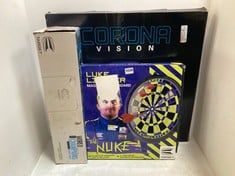 4 X ASSORTED DART BOARDS TO INCLUDE LUKE LITTLER MAGNETIC DARTBOARD