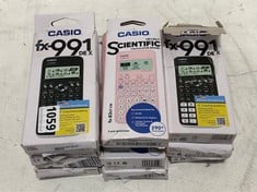 11 X ASSORTED CALCULATORS TO INCLUDE CASIO FX-991 SCIENTIFIC CALCULATOR