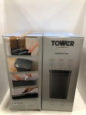 2 X TOWER 50L SENSOR BIN