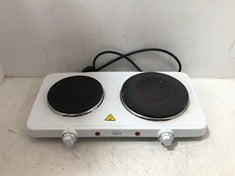 QUEST ELECTRIC DOUBLE HOB HOT PLATE