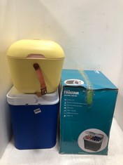 3 X ASSORTED COOLBOX TO INCLUDE POLARBOX YELLOW RETRO COOLER 20L