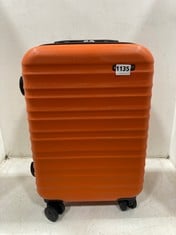 ORANGE 4 WHEEL SUITCASE