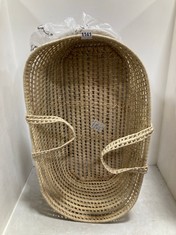 2 X CLAIR DE LUNE WICKER BASSINET