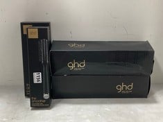 4 X ASSORTED GHD ITEMS TO INCLUDE GHD THE SMOOTHER NATURAL BRISTLE RADIAL BRUSH