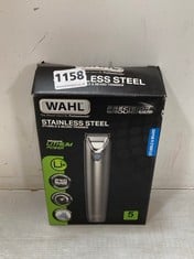 WAHL STAINLESS STEEL STUBBLE & BEARD HAIR TRIMMER