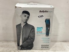 BABYLISS MEN JAPANESE STEEL DIGITAL HAIR CLIPPER