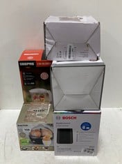 5 X ASSORTED ITEMS TO INCLUDE BOSCH MYMOMENT 2-SLOT TOASTER - MODEL NO. TAT3M123GB