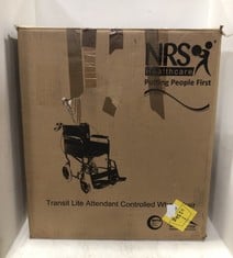 NRS HEALTHCARE TRANSIT LITE ATTENDANT CONTROLLED WHEELCHAIR