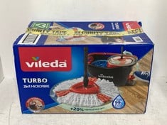 4 X VILEDA 2-IN-1 MICROFIBRE MOP & BUCKET SET