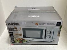 TOWER 20L 800W WHITE MANUAL MICROWAVE