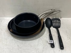 5 X ASSORTED ITEMS TO INCLUDE GREENPAN FRYING PAN