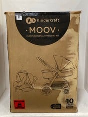 KINDERKRAFT MOOV 3-IN-1 MULTIFUNCTIONAL STROLLER - RRP £259