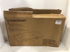 COOKTRON DOUBLE INDUCTION HOB - MODEL NO. FS-IRC111-2800