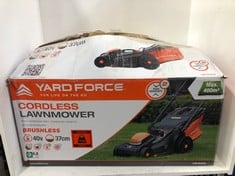 YARDFORCE 40V 37CM CORDLESS LAWNMOWER - MODEL NO. LM G37A - RRP £250