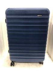 NAVY BLUE 4 WHEEL SUITCASE