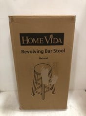 VIDA DESIGNS REVOLVING BAR STOOL NATURAL