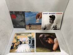 5 X ASSORTED VINYLS TO INCLUDE OASIS DEFINITELY MAYBE VINYL