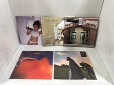 5 X ASSORTED VINYLS TO INCLUDE CHARLI XCX HOW I'M FEELING NOW VINYL