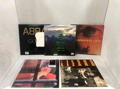 5 X ASSORTED VINYLS TO INCLUDE ABBA GOLD GREATEST HITS VINYL