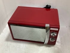 RUSSELL HOBBS COLOURS PLUS+ FLAME RED MANUAL MICROWAVE - MODEL NO. RHMM701R