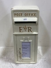 POST OFFICE WHITE POST BOX