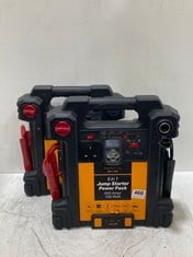 2 X 6-IN-1 JUMP STARTER POWER PACK - RRP £101