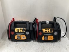 2 X 6-IN-1 JUMP STARTER POWER PACK - RRP £101