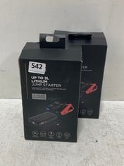 2 X ADVANCED LITHIUM JUMP STARTER 3L