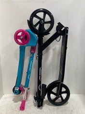 EVO+ CRUISER KIDS SCOOTER TURQUOISE TO INCLUDE EVO FLEXI MAX COMMUTER SCOOTER