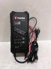 YUASA 12V 12A 9 STAGE SMART BATTERY CHARGER - MODEL NO. YCX12 - RRP £129