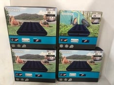 4 X BESTWAY DOUBLE AIR MATTRESS TO INCLUDE BESTWAY SINGLE AIR MATTRESS