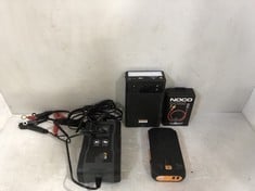 4 X ASSORTED ITEMS TO INCLUDE ADVANCED BATTERY CHARGER